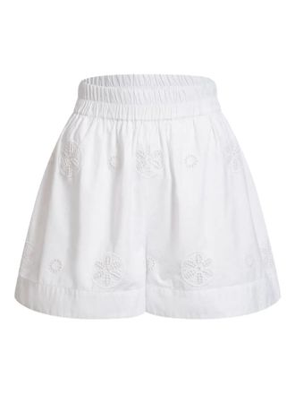 Merlette Antibes broderie-anglaise shorts - White