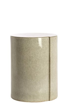 Light & Living Mesa Auxiliar Gris De Cer&aacute;mica Acogedora Light & Living Chulilla