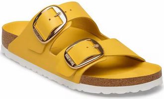 Birkenstock Womens Arizona Big Buckle Sandals In High Shine Ochre