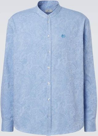 Etro Guru striped cotton shirt