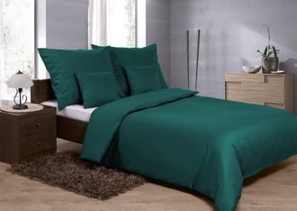 OEM Ropa De Cama Raso De Algod&oacute;n 160x200 +2x70x80+2x40x40 Verde34 Matex