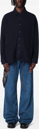 Destin Camicia con stampa grafica - Blu