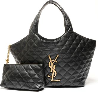 Saint Laurent Black Tote Bag (Pre-Owned)