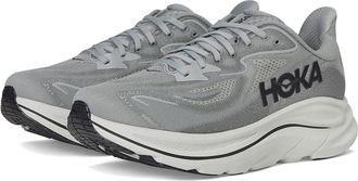Hoka One One Clifton 10 Mens Shoes Galactic Grey/Asteroid : 11.5 D - Medium, Synthetic