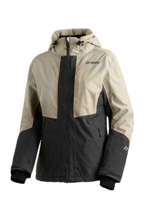 Maier Sports Skijacke MAIER SPORTS Campigna W, Damen, Gr. 36, beige (hellbeige), 100% Polyester, Jacken Skijacke, Damen Winterjacke wasserdicht u. atmungsaktiv