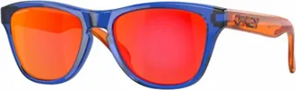 Oakley Unisex Frogskins Xxs Sunglasses In Crystal Blue Prizm Ruby