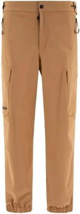 Moncler Beige Sportbroek - Dames - Straight fit broeken - Beige - M - Broeken