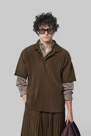 Homme Pliss&eacute; Issey Miyake Polo Shirt