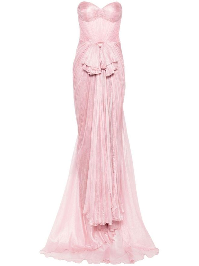 Iris Serban Electra gown - women - Polyester/Silk - 40 - Pink from  $4,401.00 - on Stylight