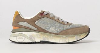 Premiata Sneakers Moerun in pelle di vitello scamosciata con logo applicato