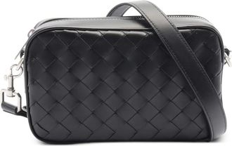 Bottega Veneta 20s intrecciato crossbody bag - Black