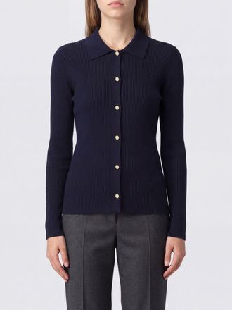 Max Mara S Max Mara Maglia a polo in pura lana vergine con vestibilit&agrave; slim fit