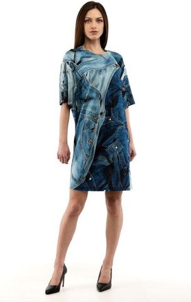 Moschino Multicolor Viscose Casual Womens Dress