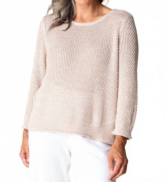 Habitat Coast Crochet Regatta Sweater In Willow