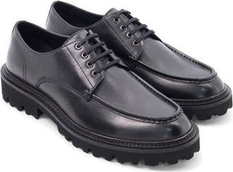 Anthony Veer Barret Moc Derby in Black Leather at Nordstrom, Size 10.5