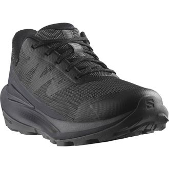 Salomon Wanderschuh SALOMON ELIXIR TOUR WP W, Damen, Gr. 38,5, schwarz (schwarz, asphalt, castlerock), Synthetik, Textil, Schuhe Wanderschuh, wasserdicht