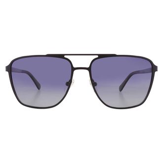 Guess Polarized Smoke Navigator Mens Sunglasses GU00210 02D 60