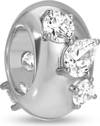 Adina Reyter Lab Grown Diamond Cluster Big Bead Charm in Sterling Silver at Nordstrom