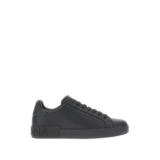 Dolce & Gabbana Portofino leather sneakers Man 40