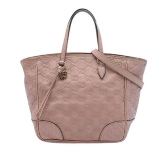 Gucci Pre-owned Bree - Dames - Pre-owned - Roze - Maat: ONE Size Leer