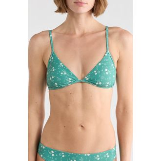 Billabong In the Green Charlie Triangle Bikini Top in Island Green at Nordstrom Rack, Size X-Large
