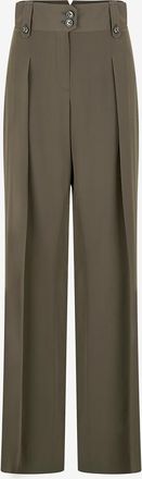 Tom Ford Seiden-Bundfaltenhose mit weitem Bein