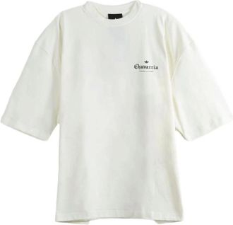 adidas Bedrukte katoenen T-shirt - Heren - Sportshirts - Wit - L - Katoen - Fitness