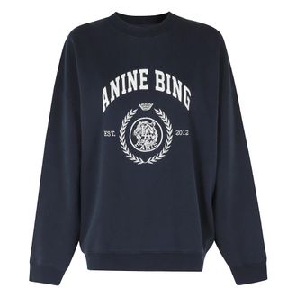 Anine Bing Dames, Sweatshirts & Hoodies, Blauw, Maat: XS