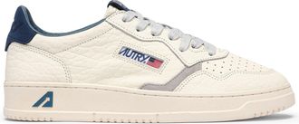 Autry Low-Top Sneakers with Textured Leather and Suede Accents