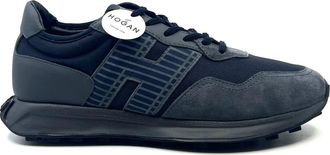 Hogan H601 Sneakers - Heren - Sneakers - Blauw - 40 EU - Leer - Schoenen