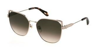 Just Cavalli SJC042 0594 Womens Sunglasses Gold Size 58