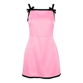 Msgm Msgm, Dames, Jurken, Roze, Maat: XS Viscose