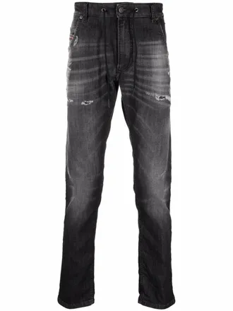 Diesel slim-cut jogg jeans - men - Cotton/Polyester/Spandex/Elastane - 28/32 - Grey