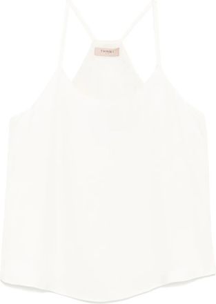 Twin-Set Top con scollo olimpionico - Toni neutri