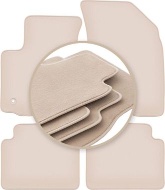 OEM Alfombrillas Premium Beige Para: Daewoo Kalos Hatchback, Sed&aacute;n 2002-2011