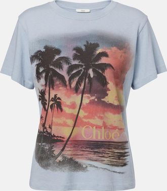 Chlo&eacute; Chlo&eacute; T-shirt in cotone con stampa