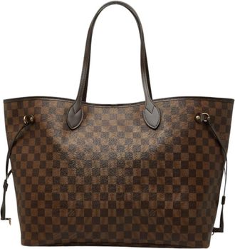 Louis Vuitton Brown Pvc Leather Shoulder Bag Tote Bag (Pre-Owned)