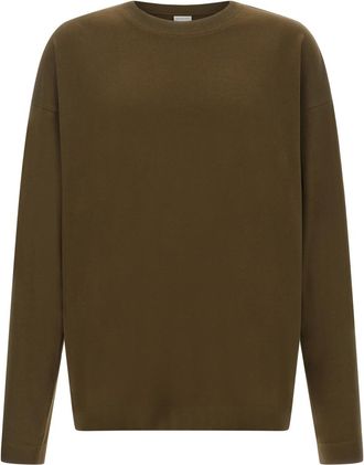 Dries Van Noten Khaki cotton Hegland oversize t-shirt