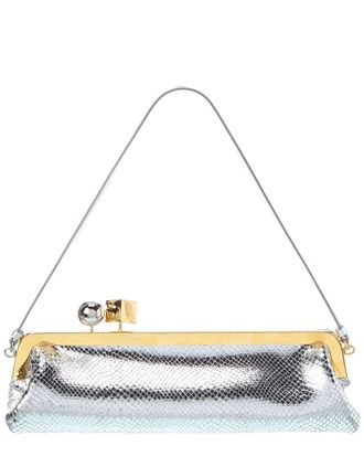 Jacquemus Salon Embossed Leather Clutch