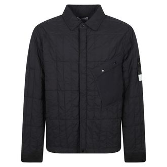 Stone Island Jassen, Heren, Zwart, L, Stone Island Jassen
