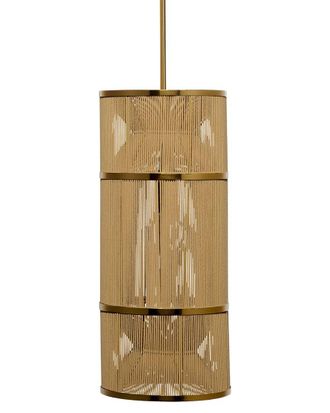 Jamie Young Co. Congruent 1-Light Iron & Cotton Pendant