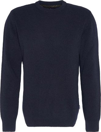 Barbour Holden Crew Neck Jumper - Heren - Ronde hals truien - Blauw - XL - Wol - Truien & Vesten