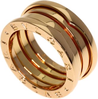 Bulgari Pink Gold (18K) Band Ring (Pre-Owned)