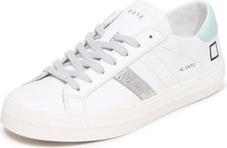 D.A.T.E. Hill Low Vintage Sneakers - Dames - Sneakers - Wit - 36 EU - Leer - Schoenen
