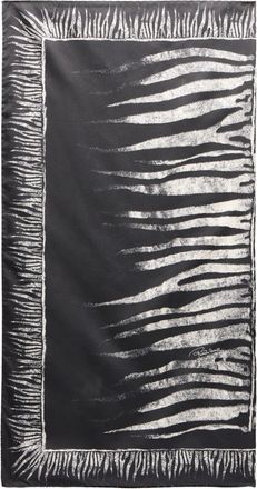 Roberto Cavalli Foulard in seta - Nero