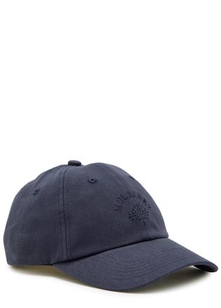 Mulberry Logo-embroidered Cotton cap - Blue - One Size