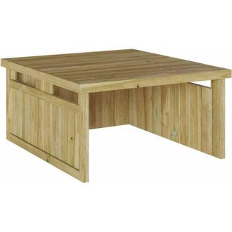 vidaXL Vidaxl - Cochera Para Robot Cortac&eacute;sped Marr&oacute;n 70 X 80 X 38 Cm