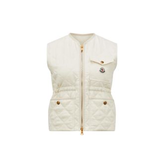 【関税＆送料込み】Moncler Beige Quilted Vest With Diamond Moncler Quilted Vests − Sale: up to −55% | Stylight