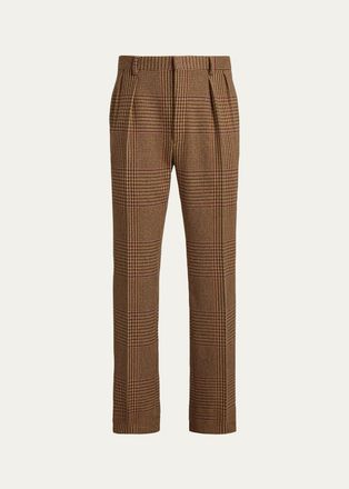 Ralph Lauren Purple Label Mens Glenn Hand-Tailored Plaid Suit Trousers