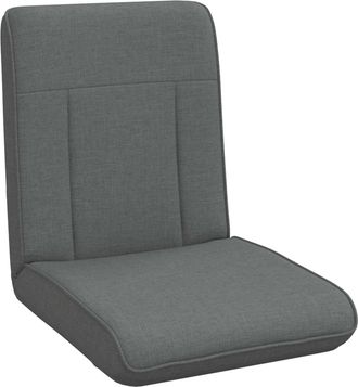 vidaXL Sill&oacute;n Ajustable Gris Oscuro Tela Vidaxl